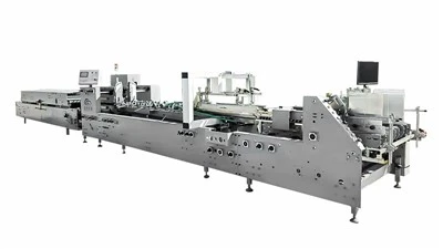 Ncaj Kab Folder Gluer Packing Tshuab